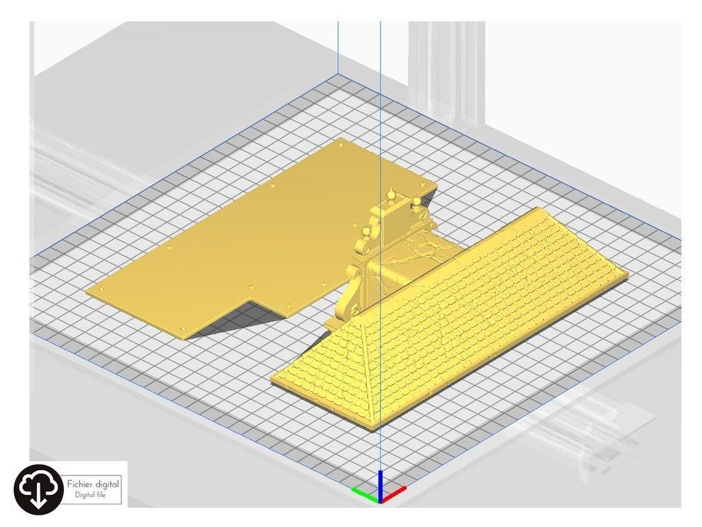 Baroque building 3 3D print model_4