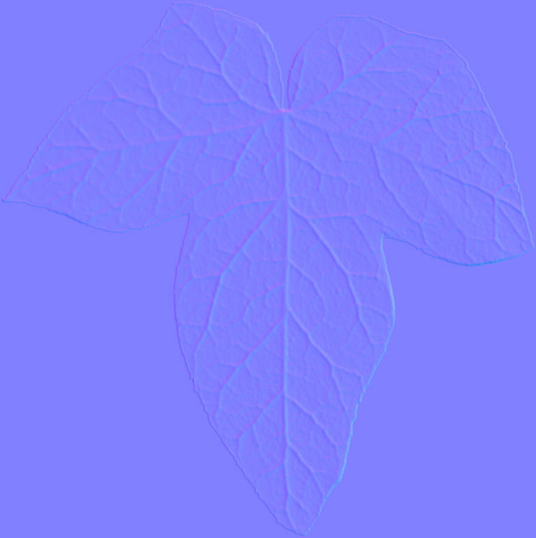 Low Poly Ivy Leaves - Game-Ready Nature Clusters with Textures 3D model_27