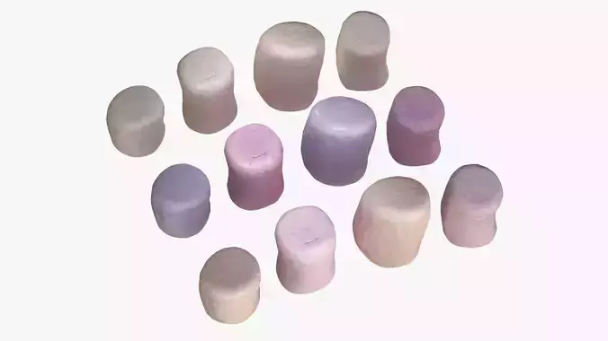 Marshmallow group of nail polishes