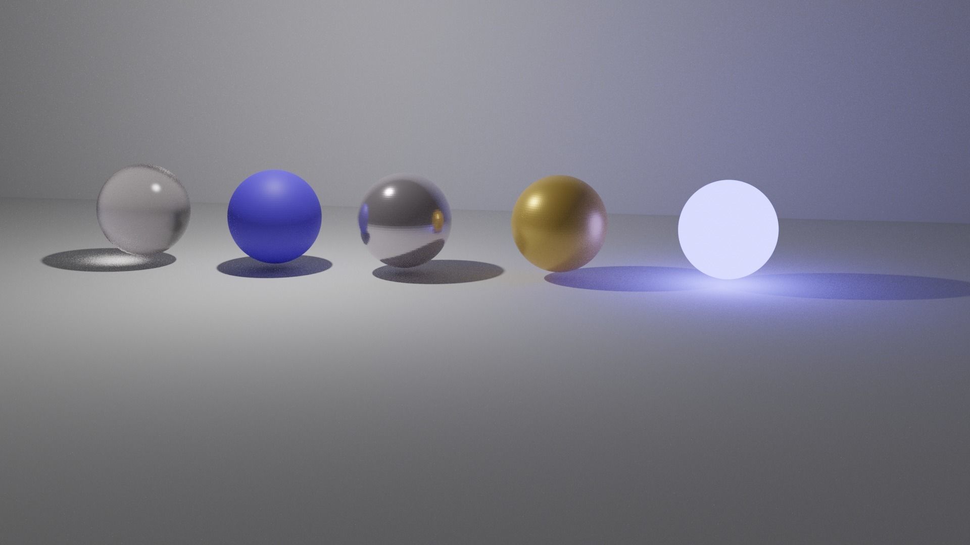 Balls four spheres Free low-poly 3D model_1