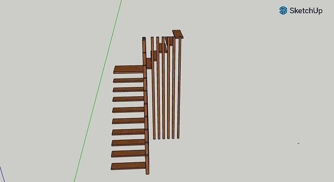Modern  Stair  3D model