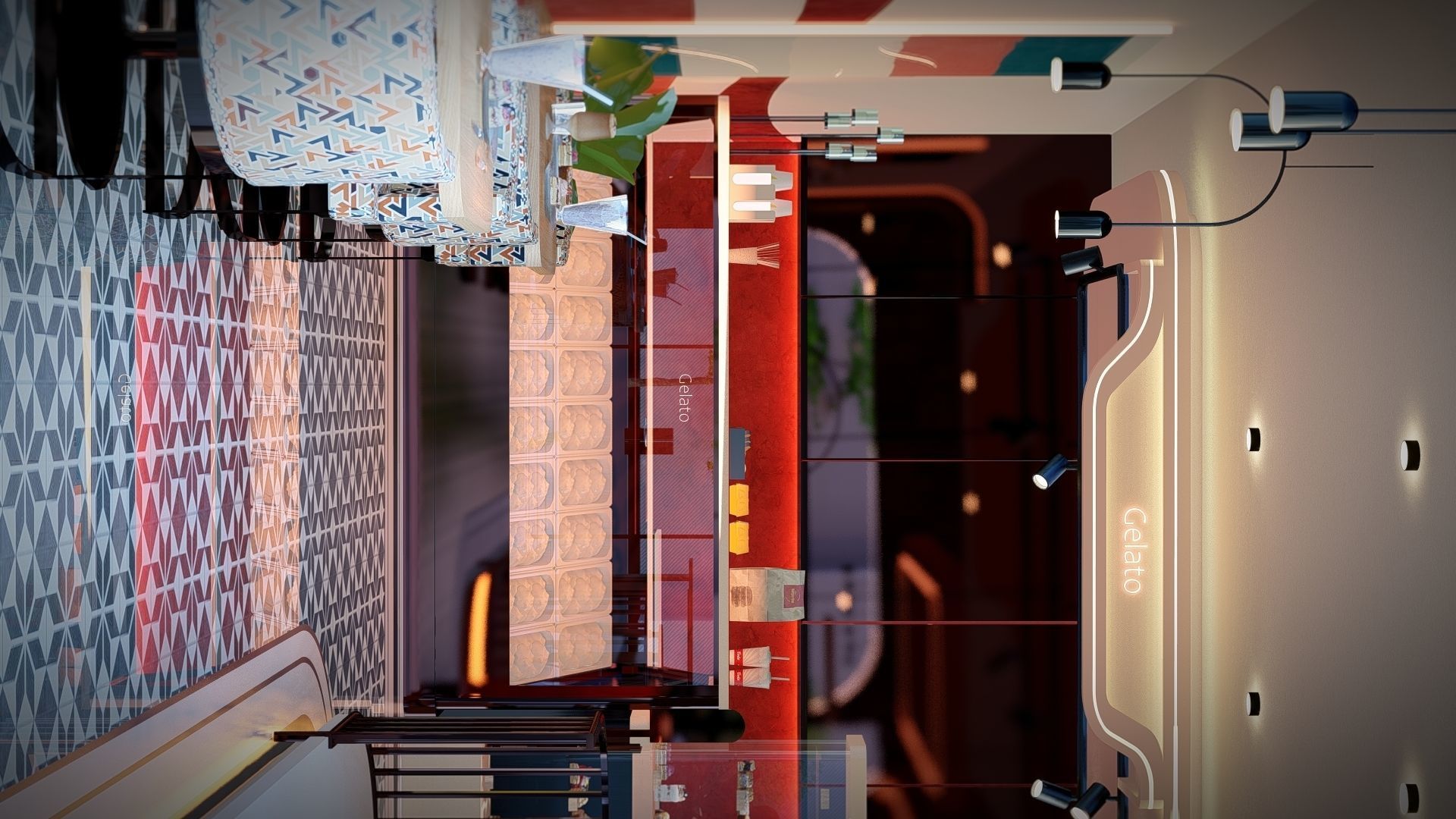 ice cream parlor 3D model_3