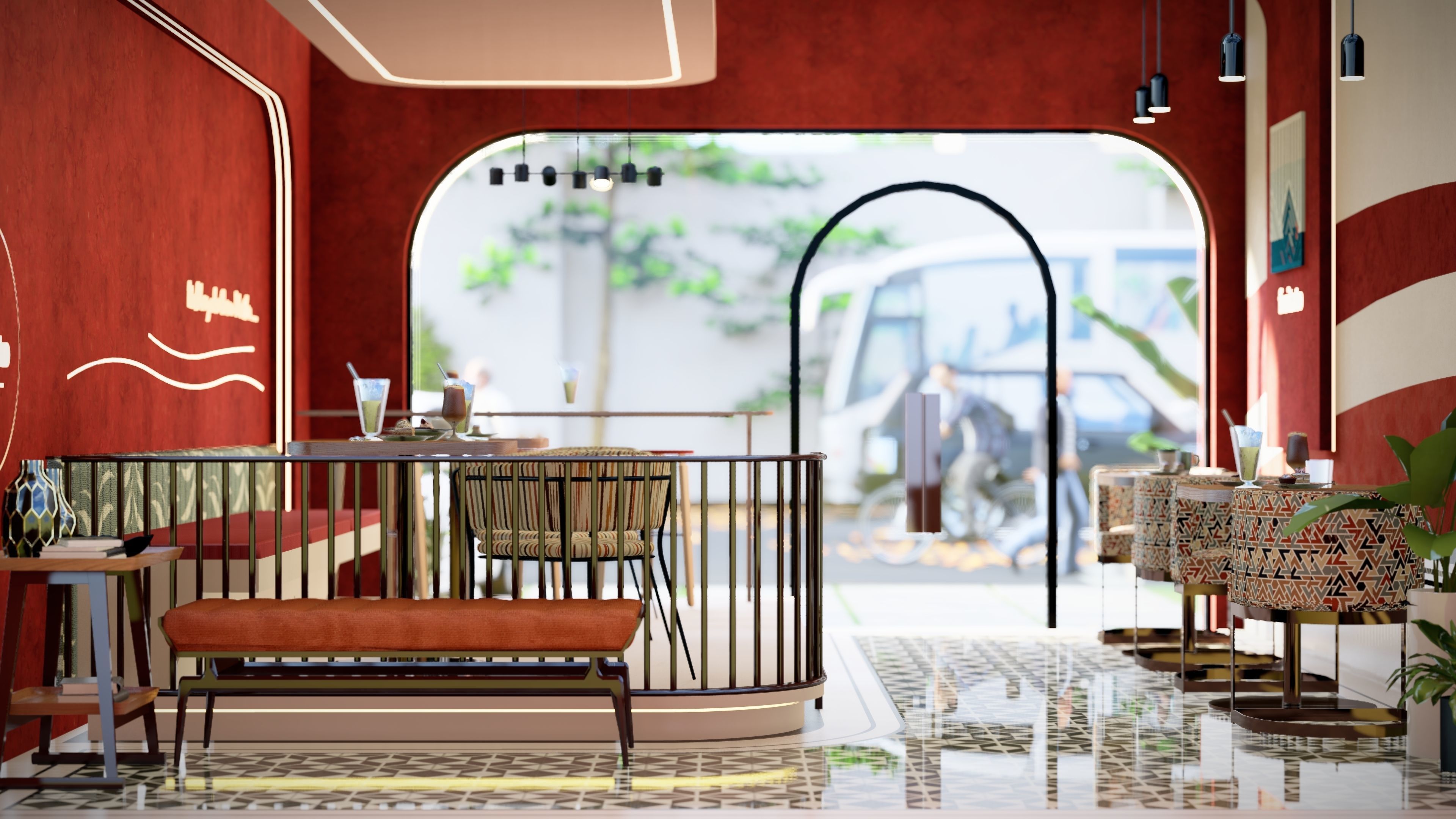 ice cream parlor 3D model_5