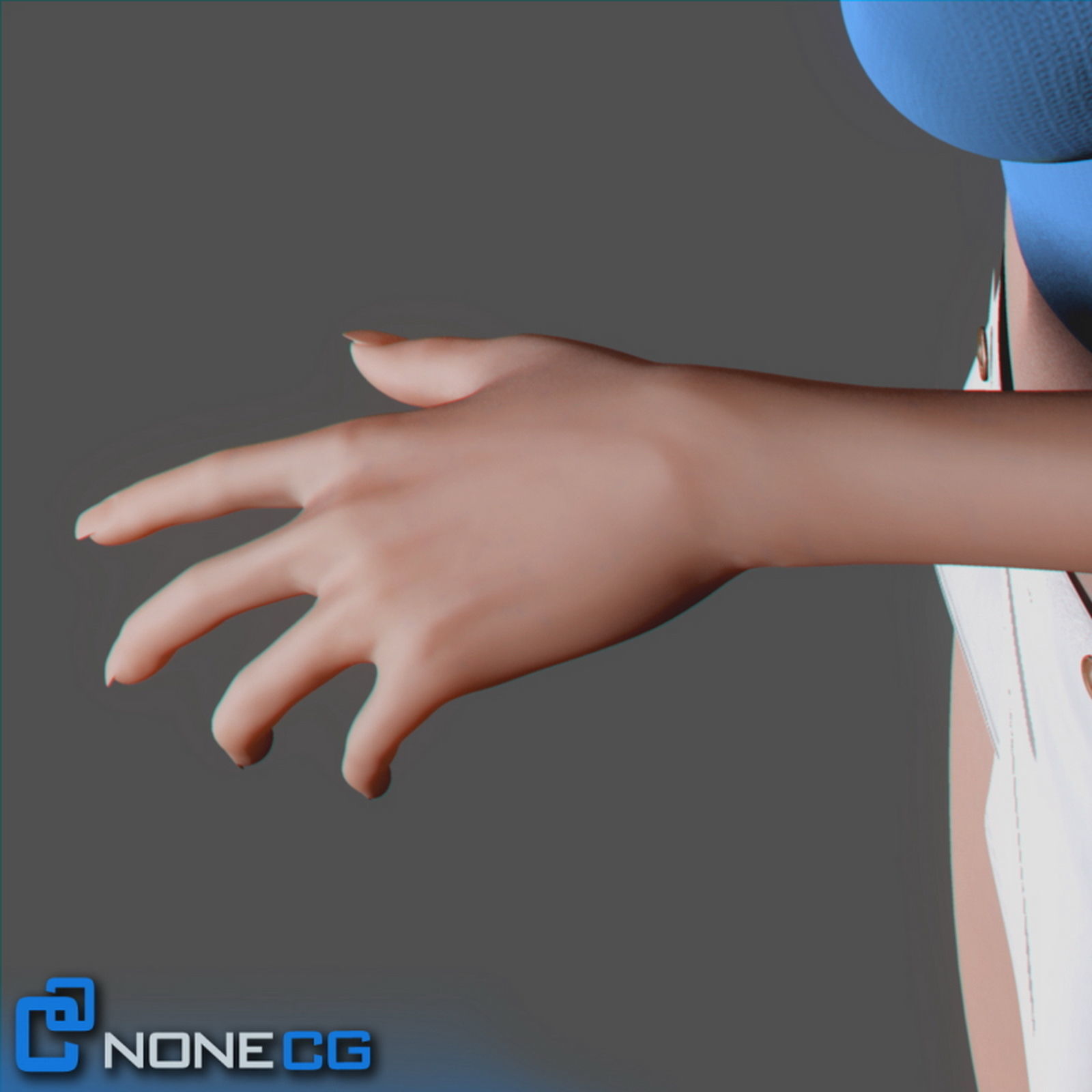 Adult Female Jessy Rigged 3D model_14