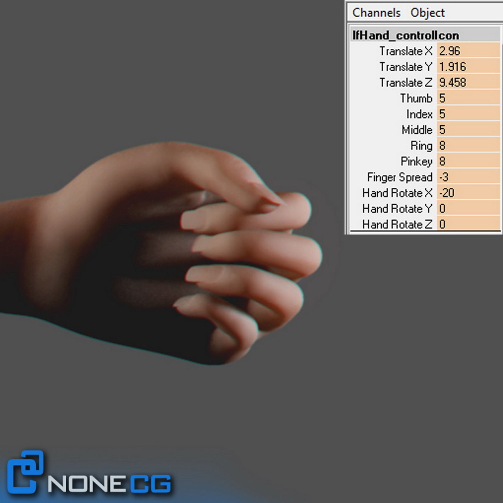 Adult Female Jessy Rigged 3D model_10