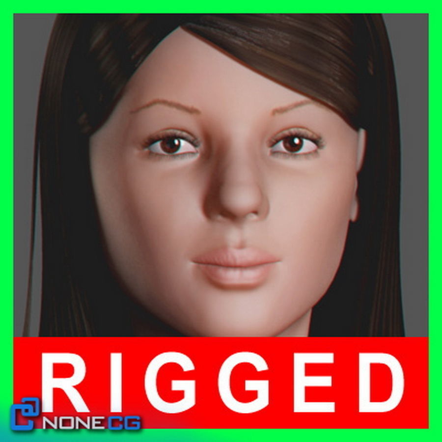 Adult Female Jessy Rigged 3D model_23