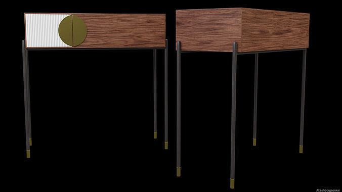 CONSOLE TABLE Low-poly 3D model