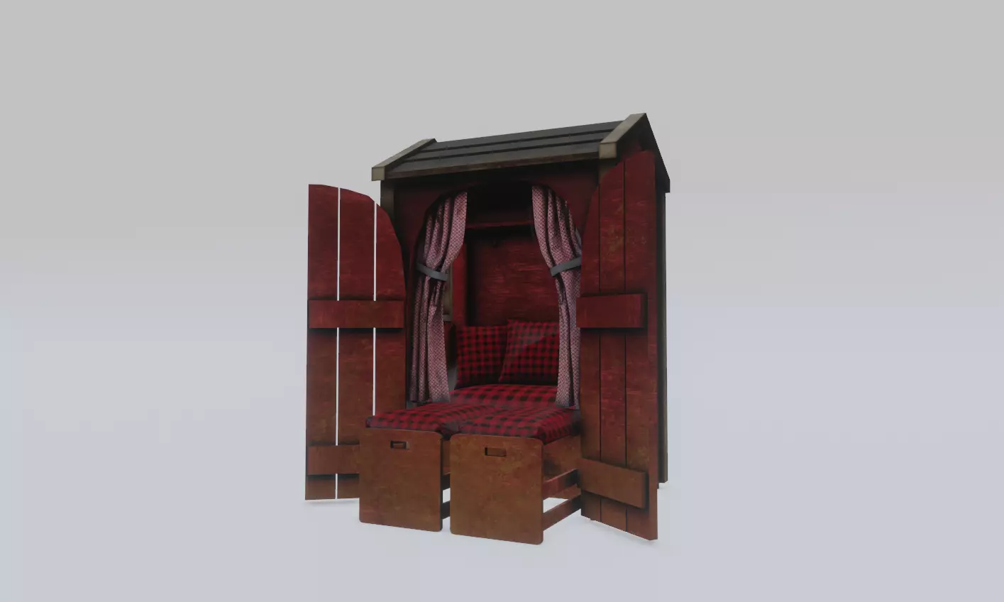 Home just you and me Low-poly 3D model_0