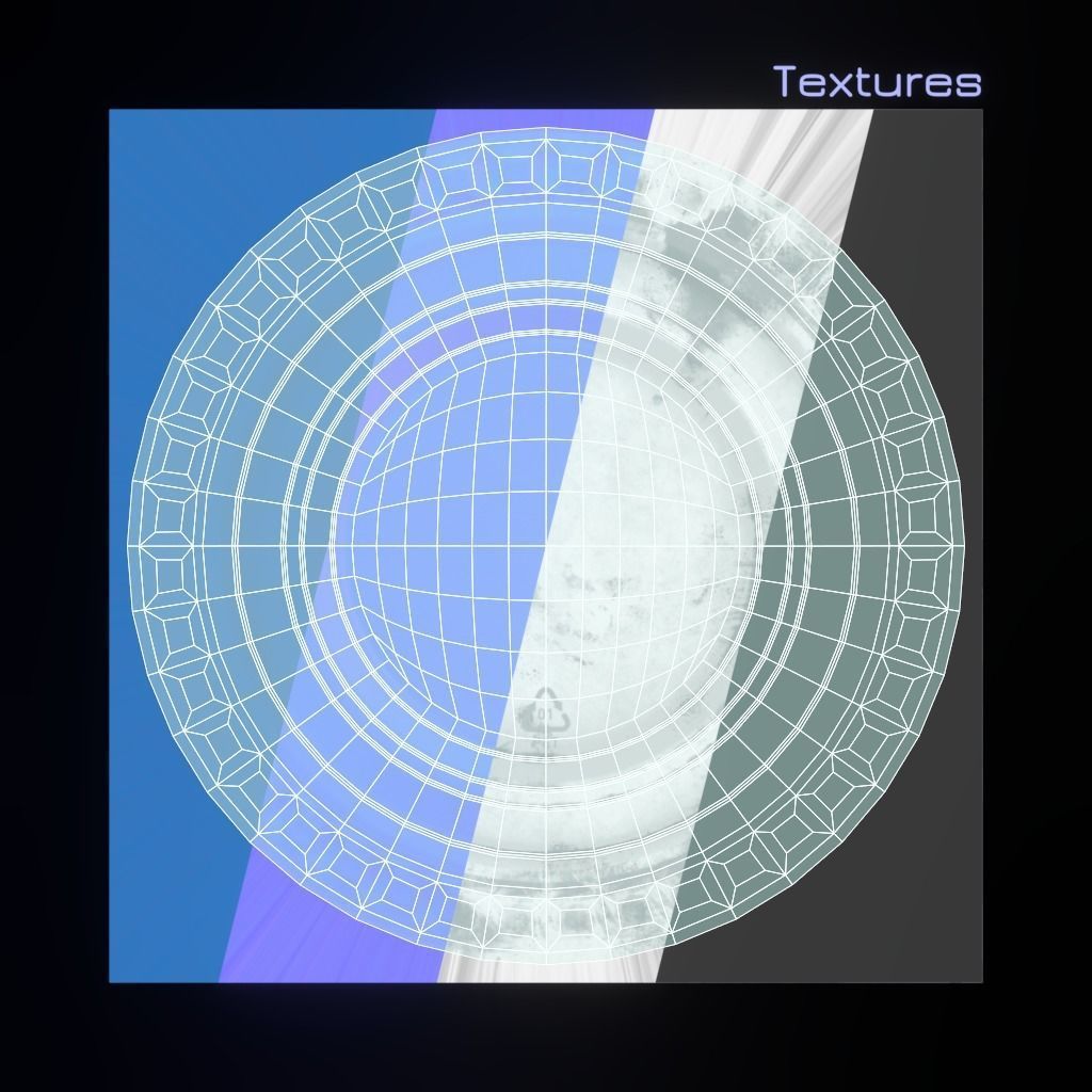 Yogurt Cup 400ml Cap Low-poly 3D model_28