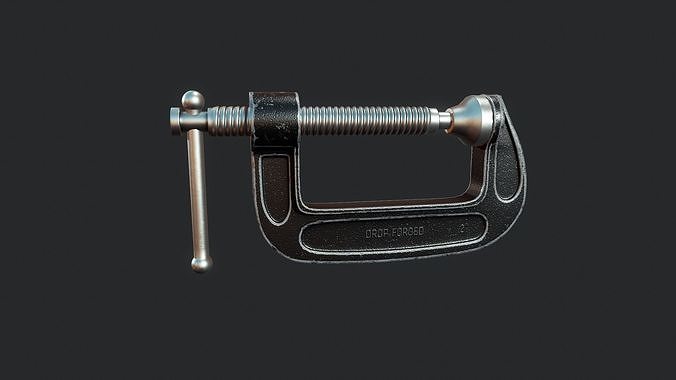 Clamp - Tutorial Included Low-poly 3D model
