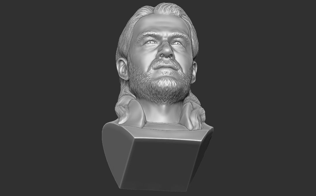 Thor Chris Hemsworth bust for 3D printing 3D print model_17