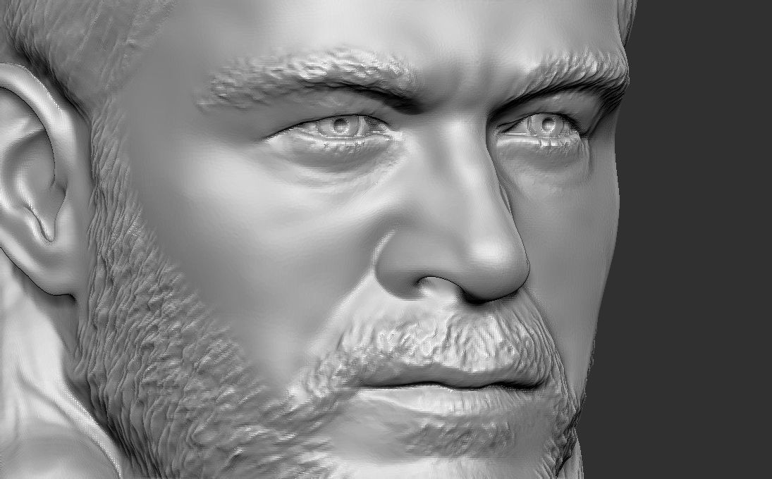 Thor Chris Hemsworth bust for 3D printing 3D print model_13