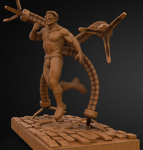 Fan art Doctor Octopus Free 3D print model