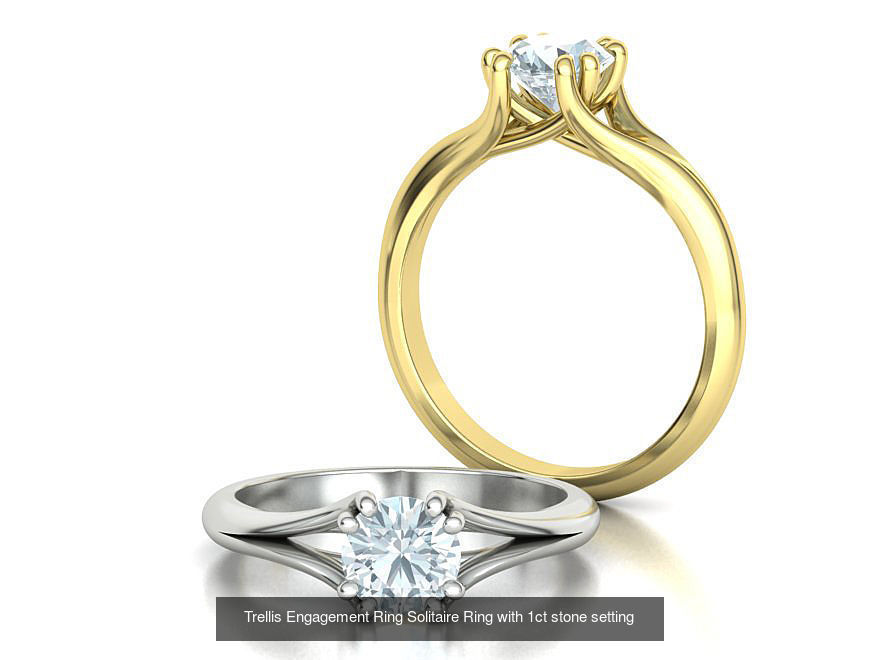 Solitaire Engagement Ring Collection Small and Big stones _2