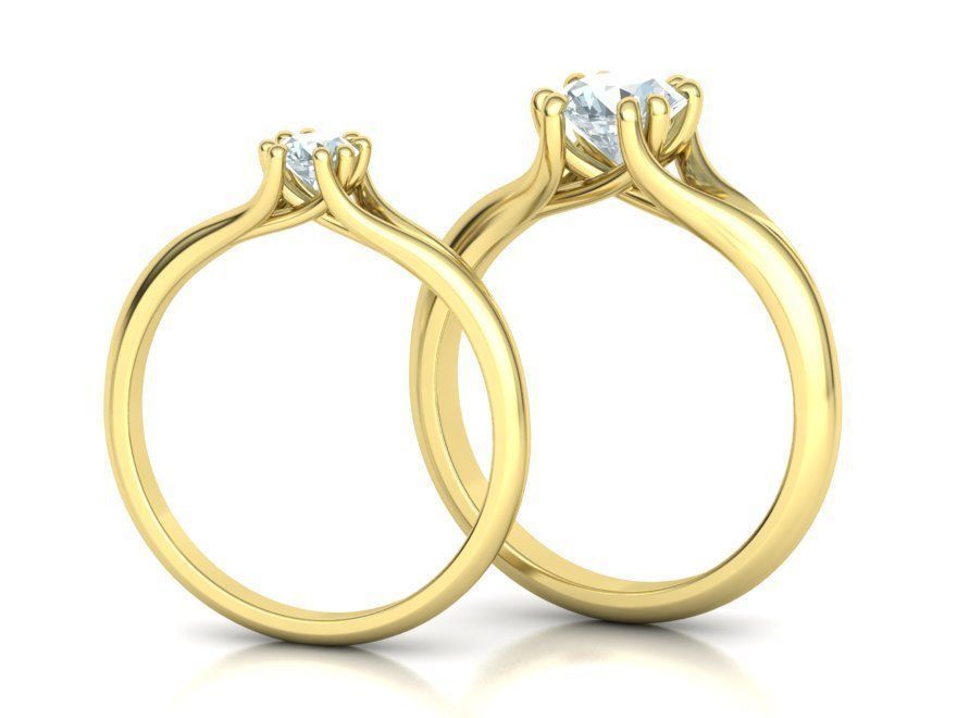 Solitaire Engagement Ring Collection Small and Big stones _5