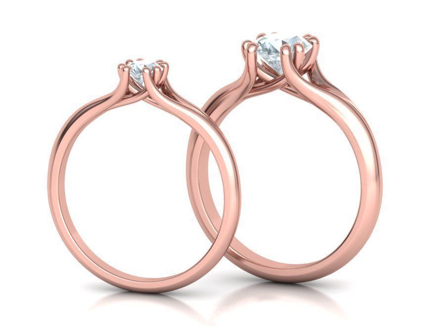 Solitaire Engagement Ring Collection Small and Big stones _6