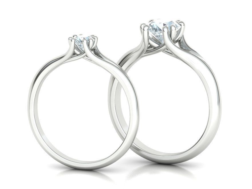 Solitaire Engagement Ring Collection Small and Big stones _9