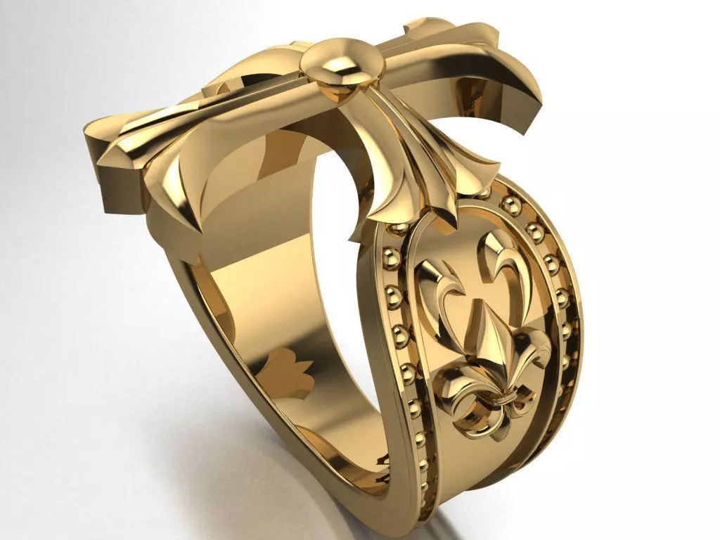 Cross ring  470 3D print model_0