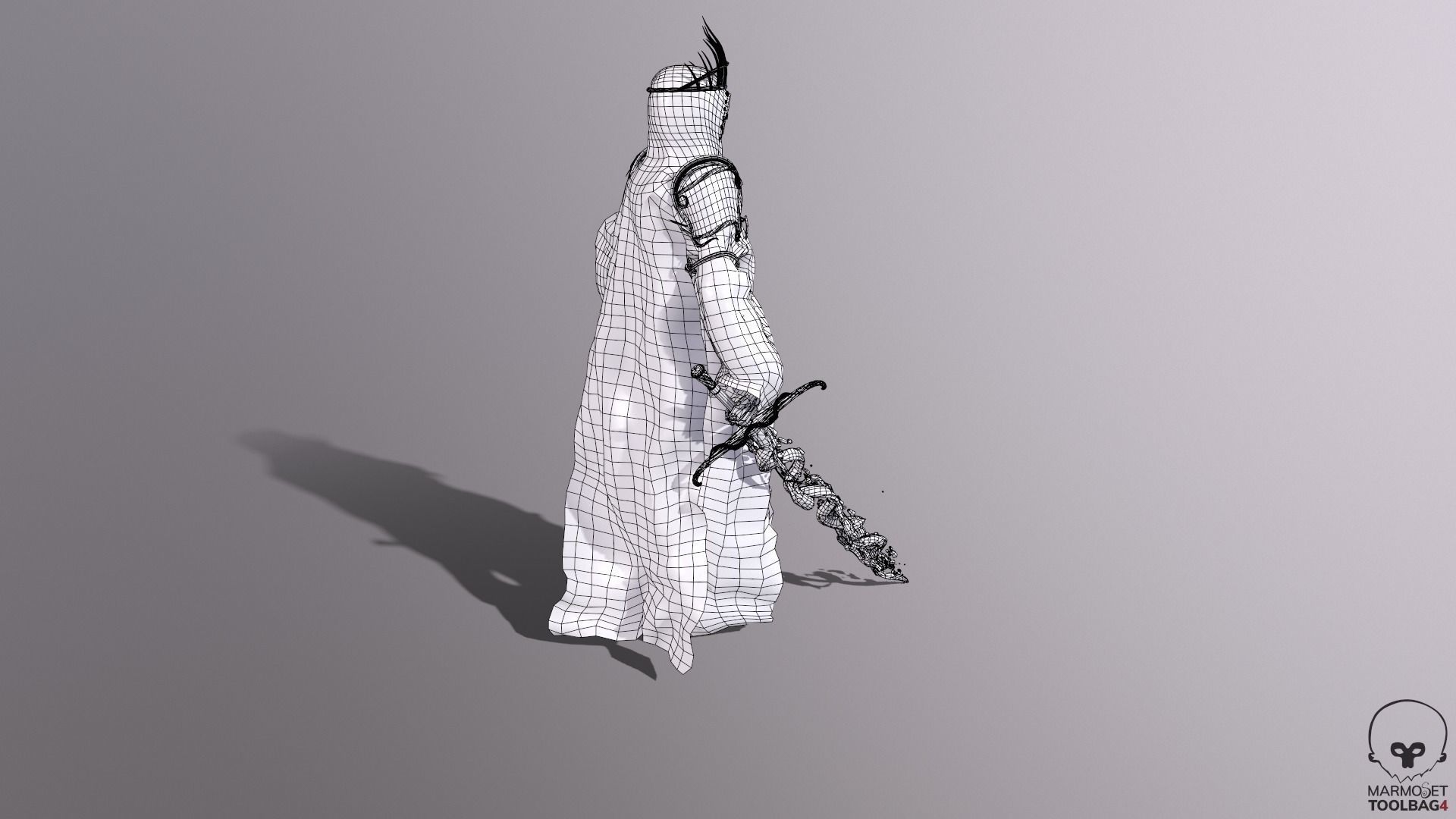 Reaper Skeleton King Low-poly 3D model_18