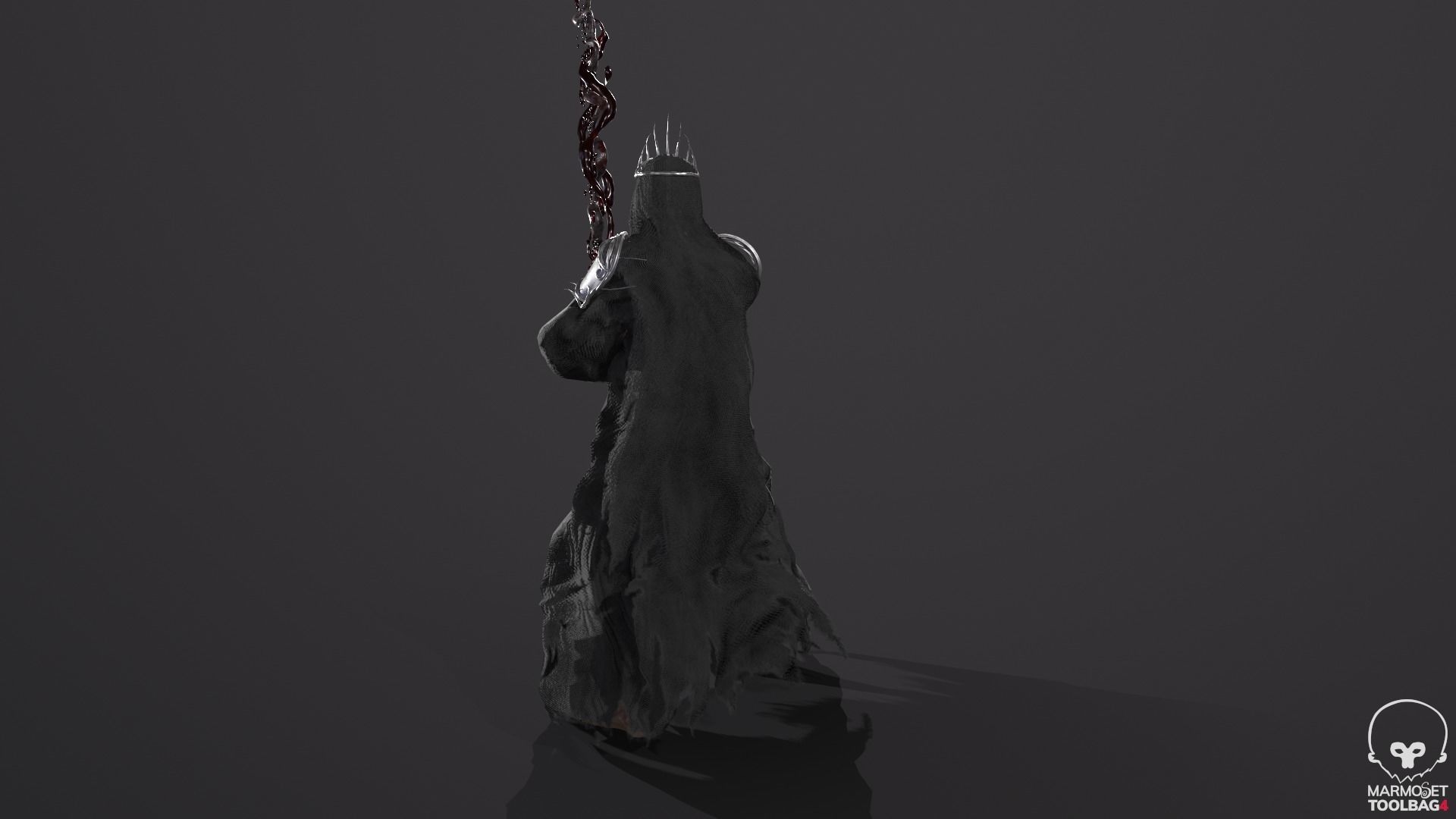Reaper Skeleton King Low-poly 3D model_40