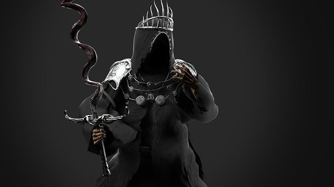 Reaper Skeleton King Low-poly 3D model