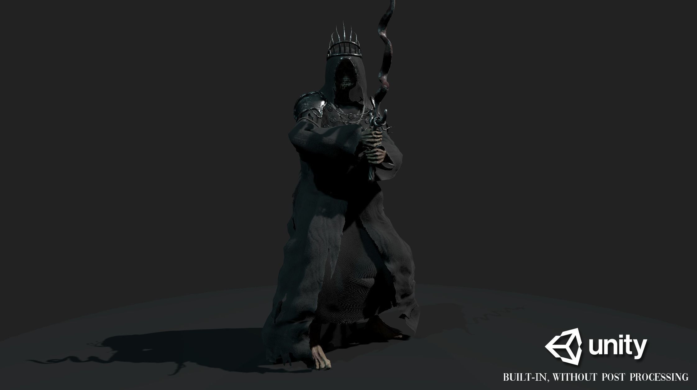 Reaper Skeleton King Low-poly 3D model_7