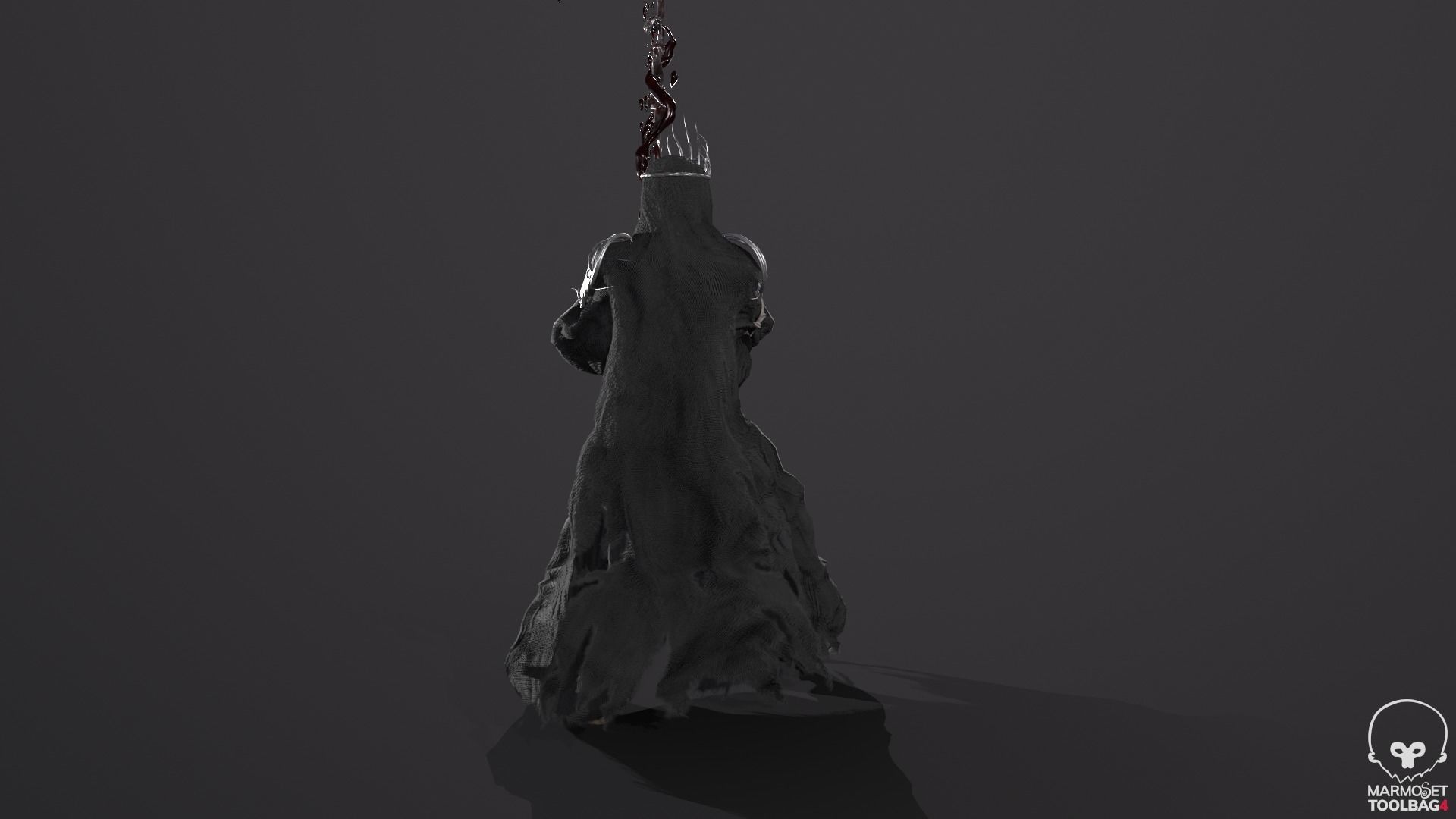 Reaper Skeleton King Low-poly 3D model_30