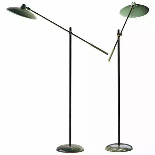 Stilnovo Floor Lamp Green 3D model