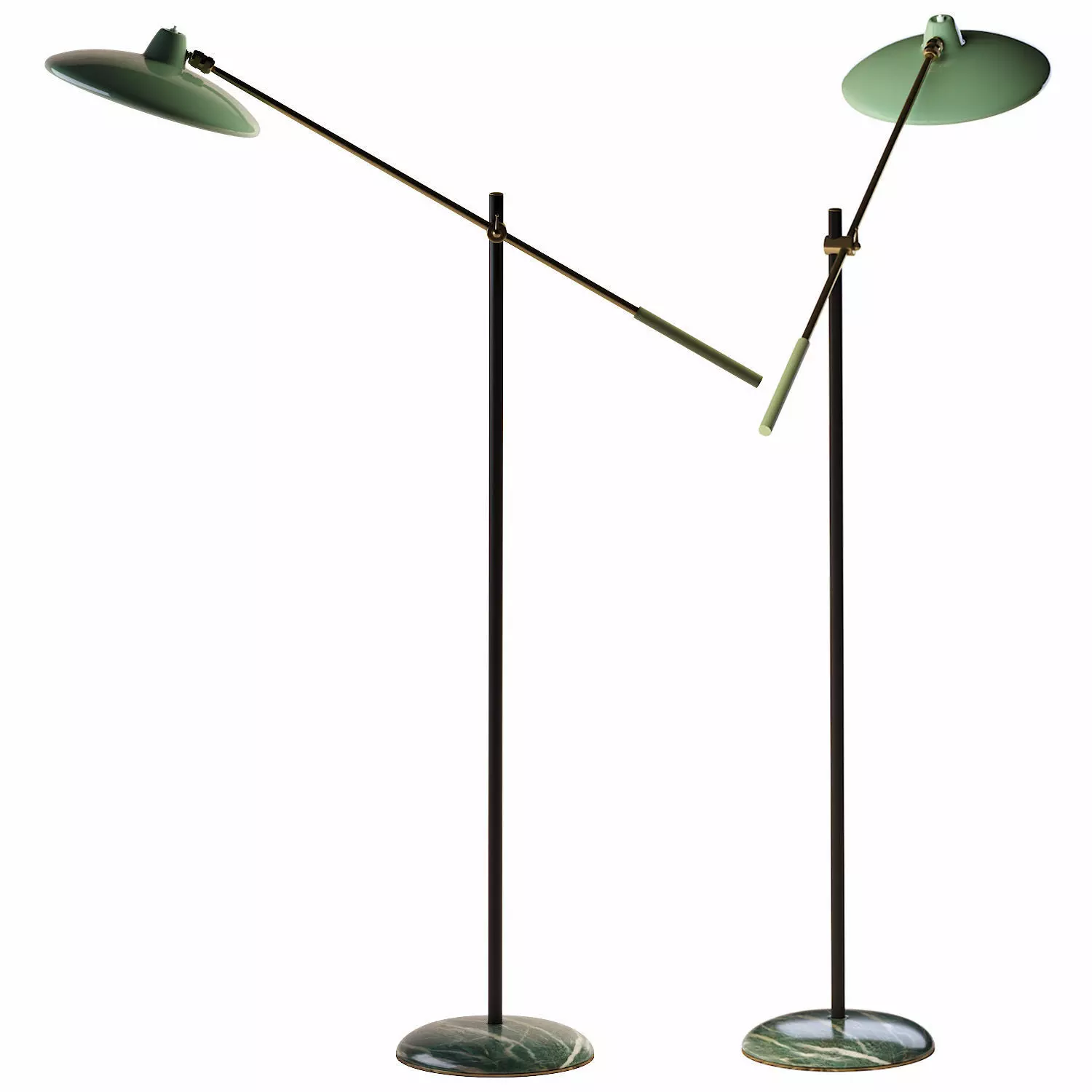 Stilnovo Floor Lamp Green 3D model_0