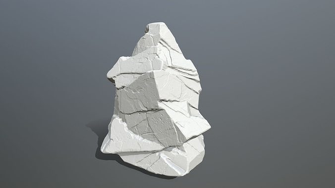 Rock Print stone sculpture 3D print model