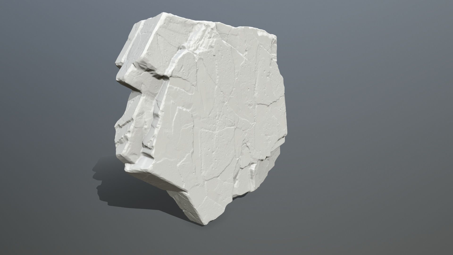 Rock Print piece of stone 3D print model_1