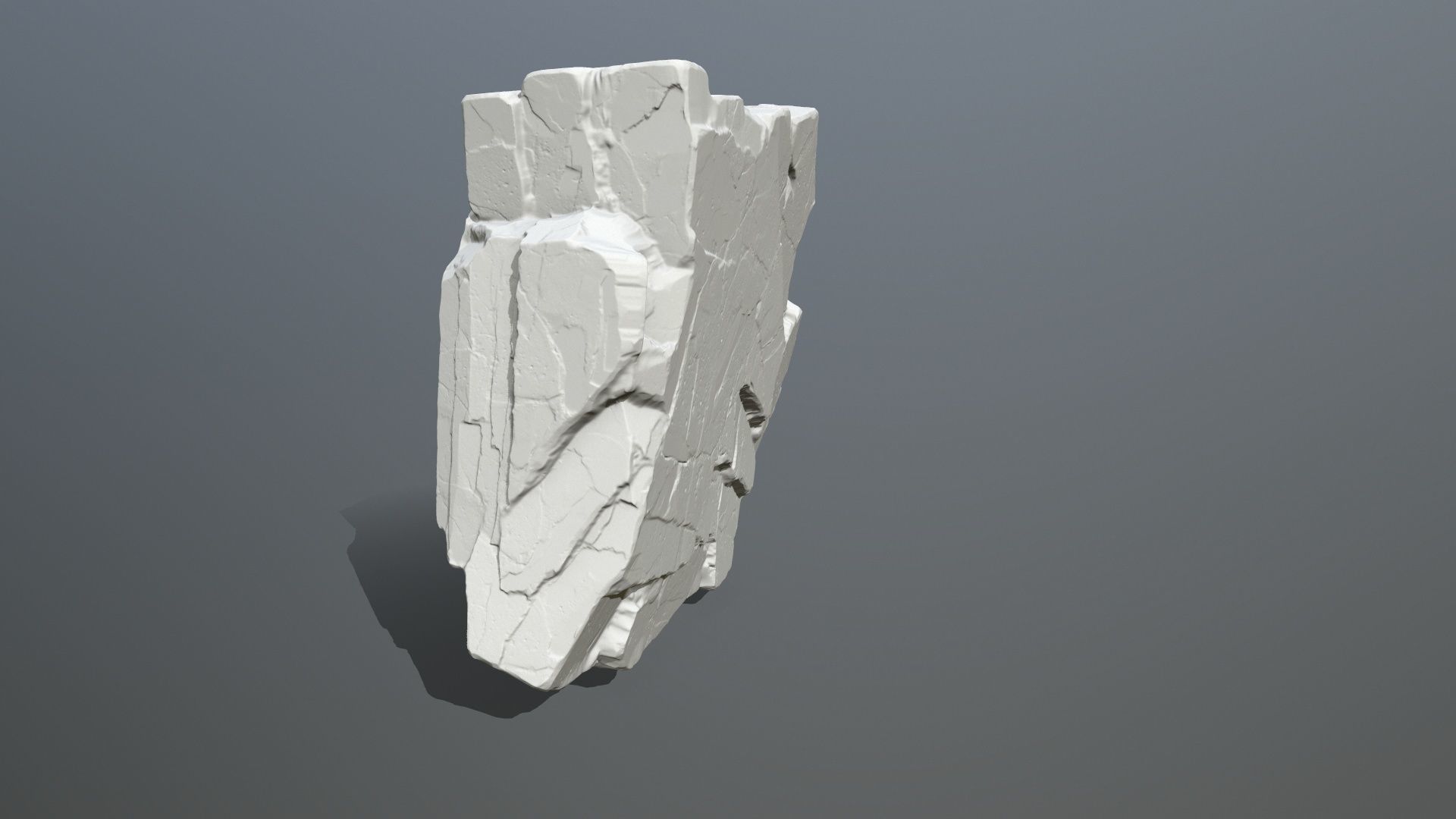 Rock Print piece of stone 3D print model_5