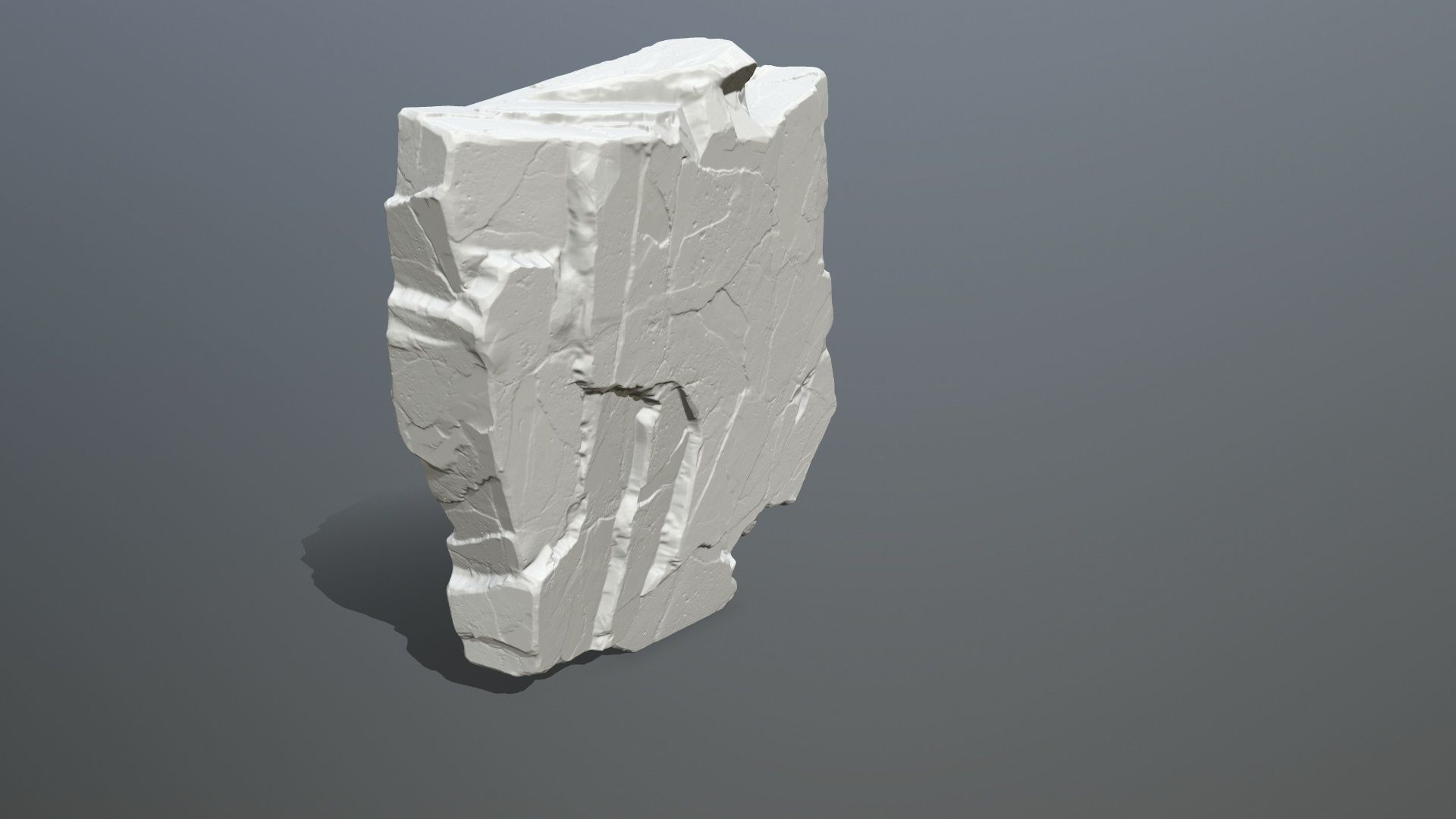 Rock Print piece of stone 3D print model_6