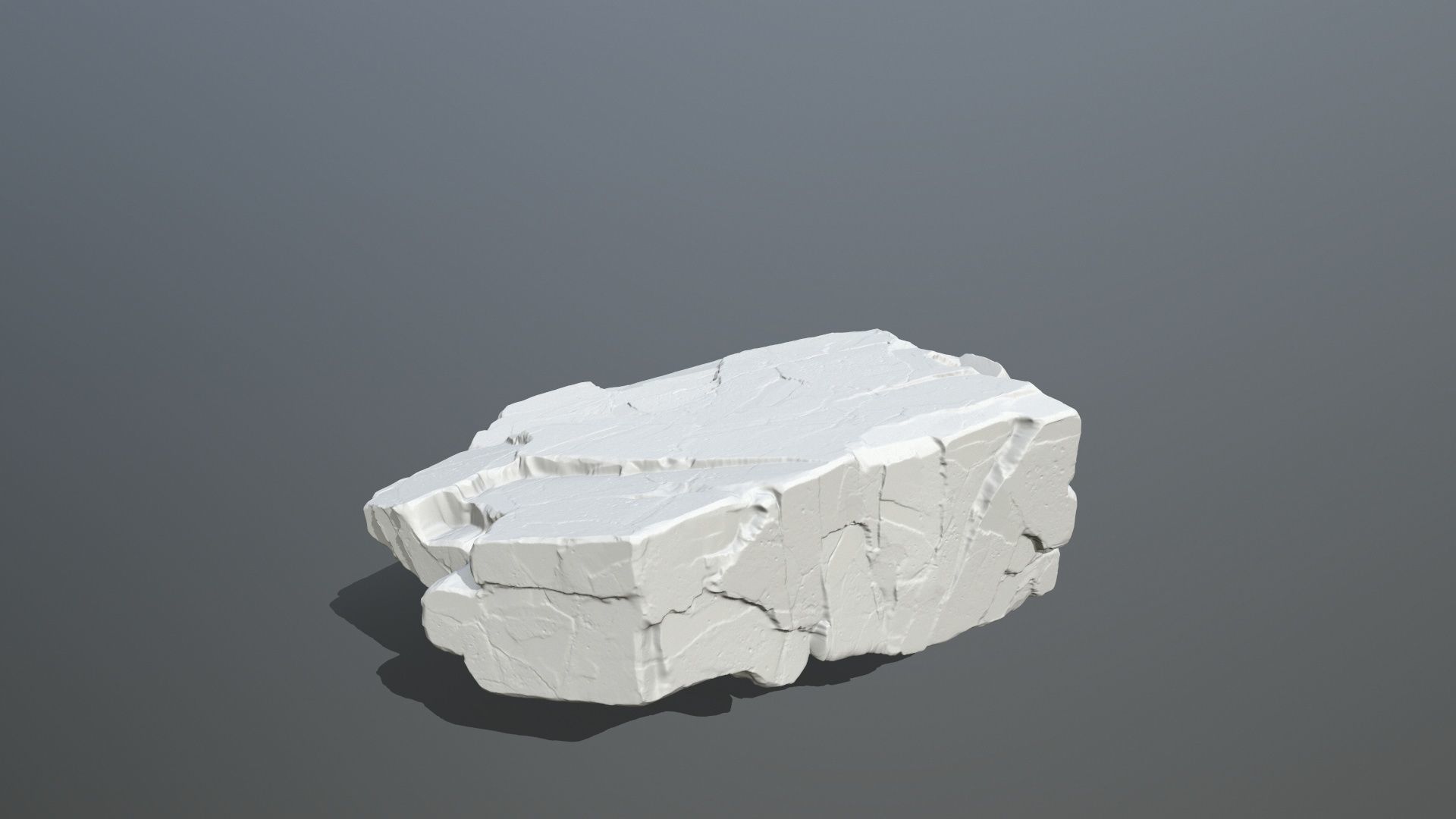 Rock Print piece of stone 3D print model_7