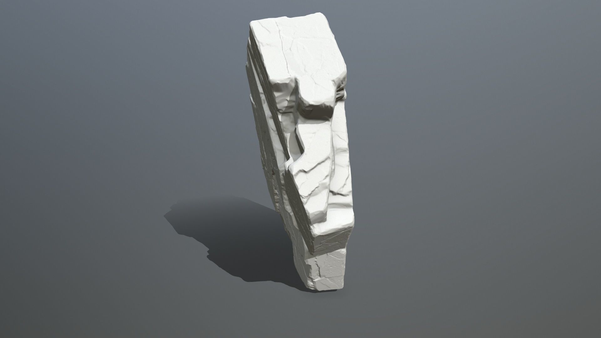 Rock Print piece of stone 3D print model_2