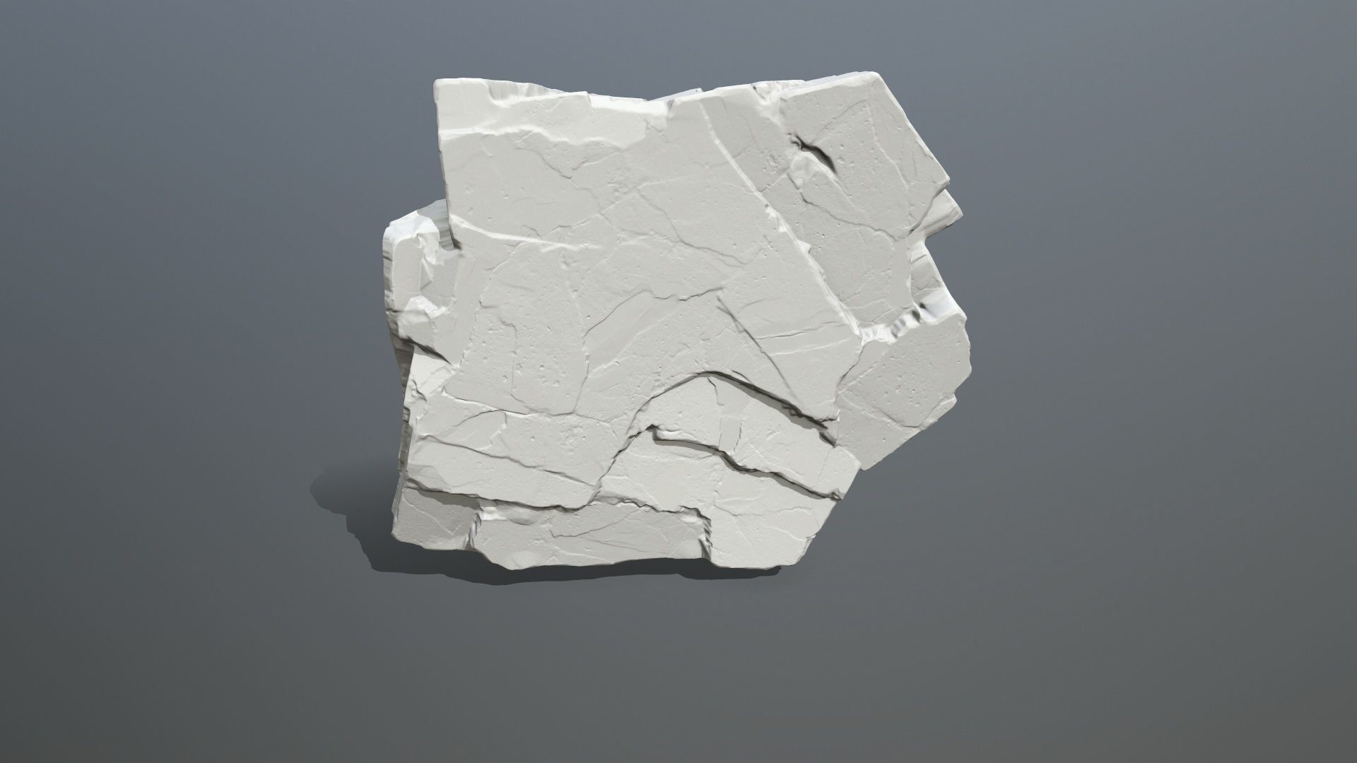 Rock Print piece of stone 3D print model_4