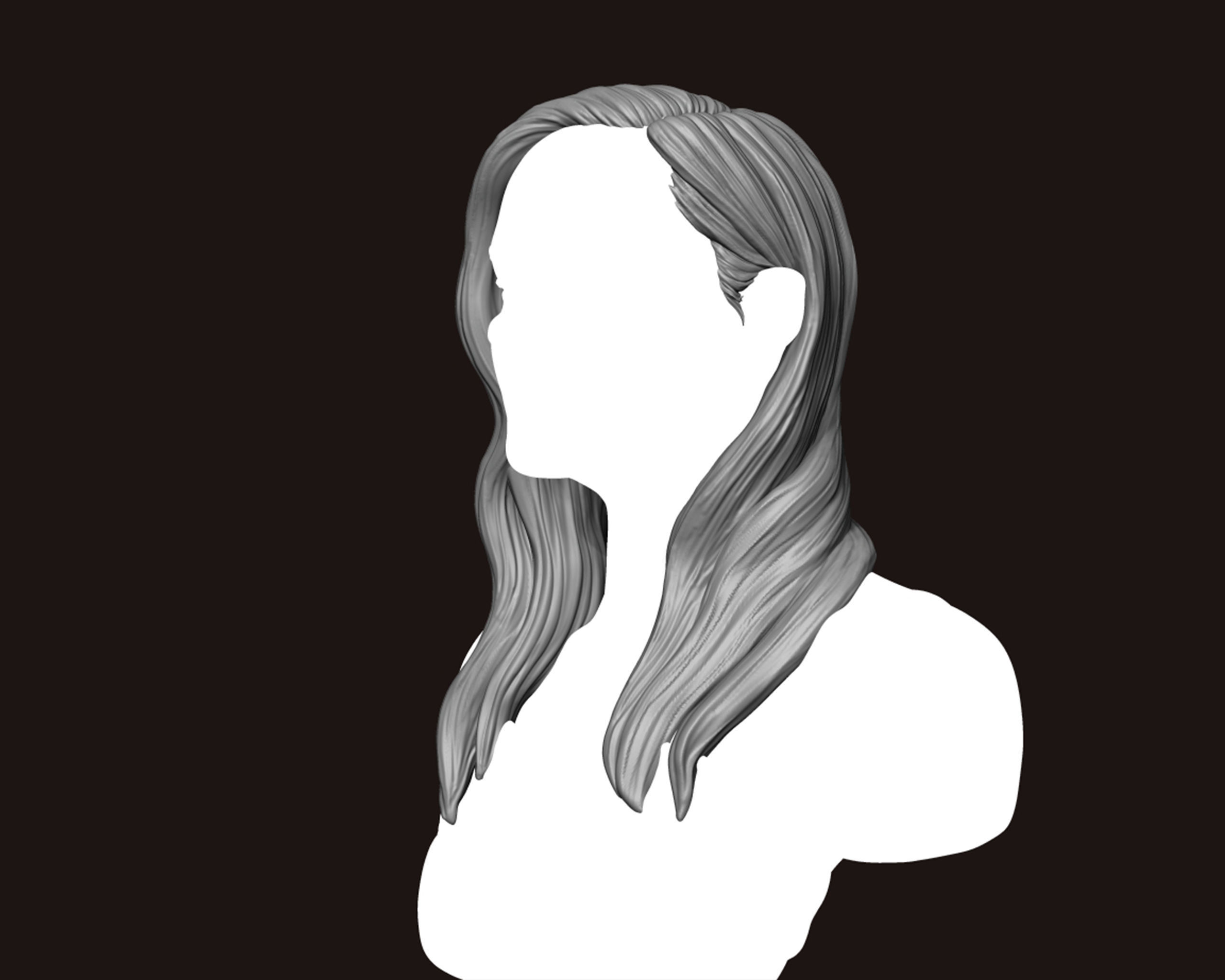 Hairstyle 24 3D print model_3