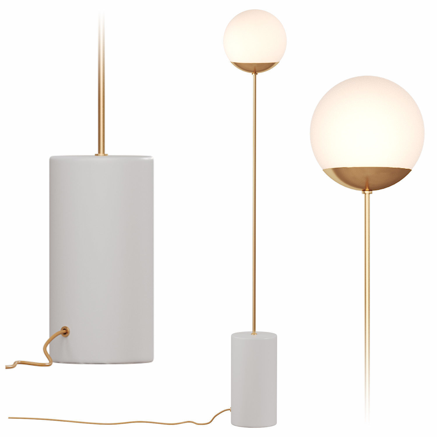 LINE FLOOR LAMP 3D model_1
