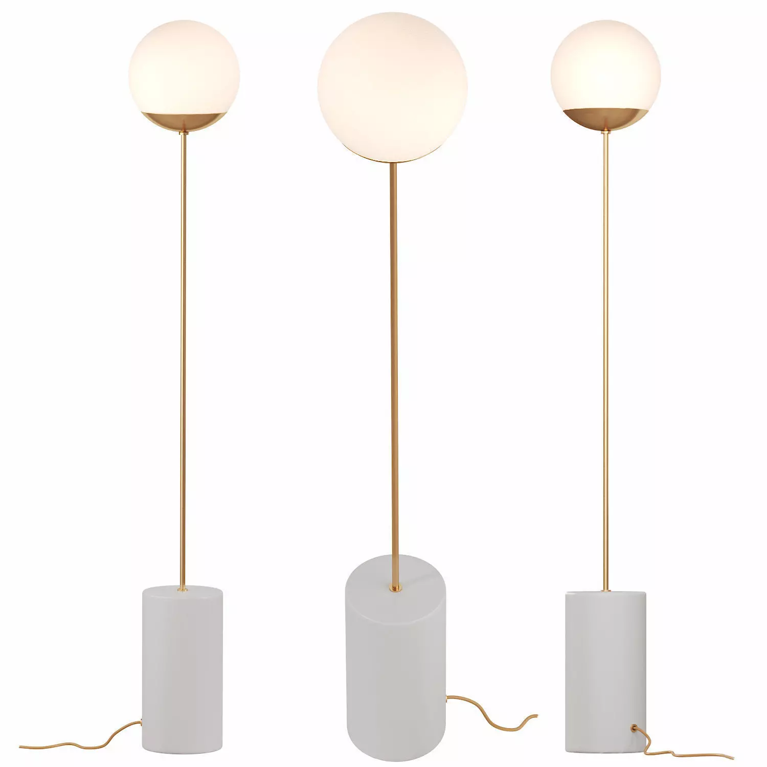 LINE FLOOR LAMP 3D model_0