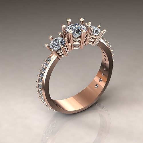 soliter rings 3D print model