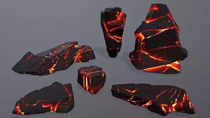 Lava Rock Set