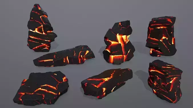 Lava Rock Set