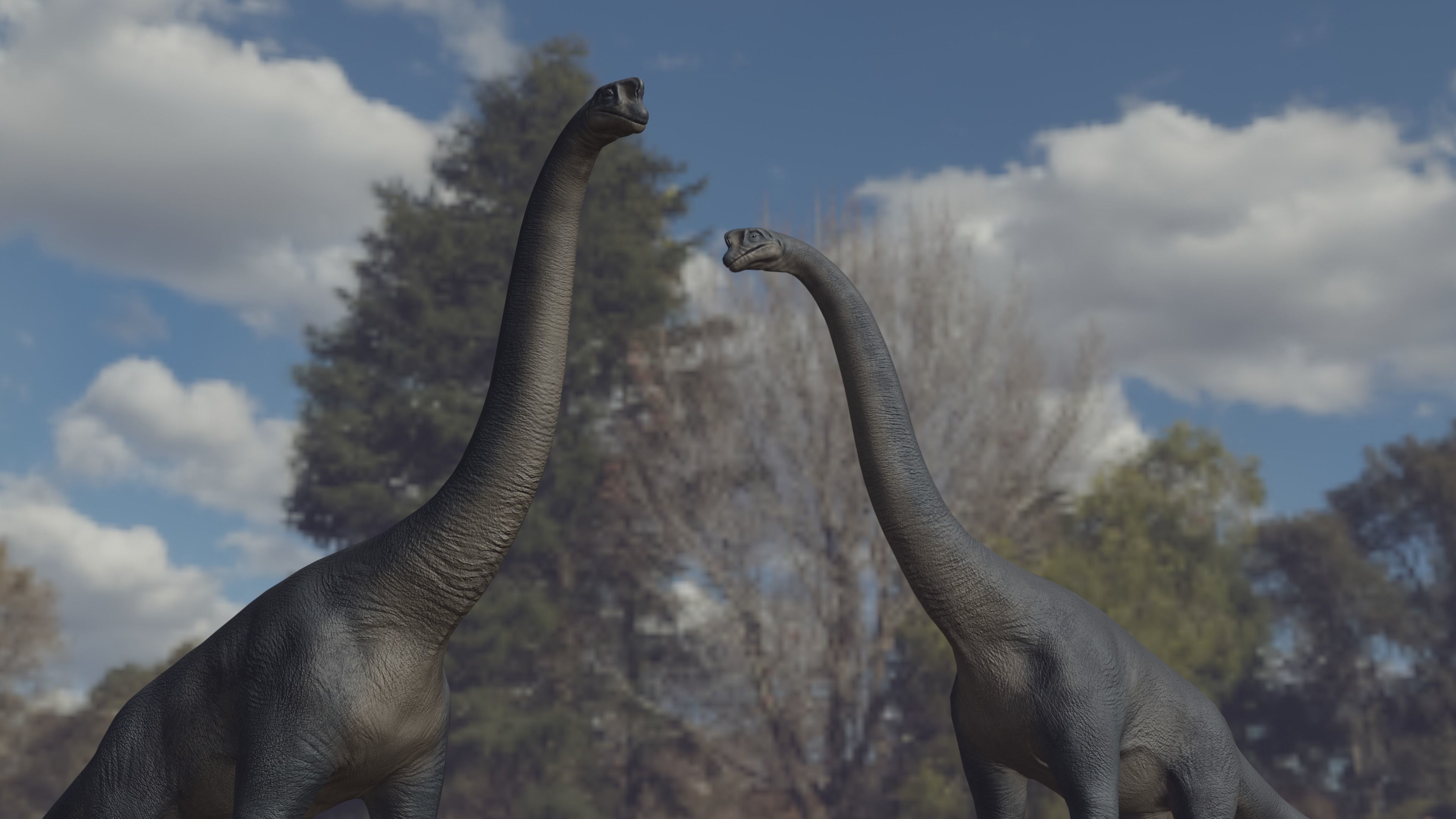 Brachiosaurus dinosaur Low-poly 3D Model  Low-poly 3D model_13
