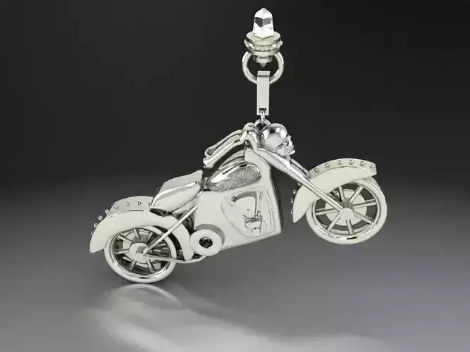 Motorbike necklace 474