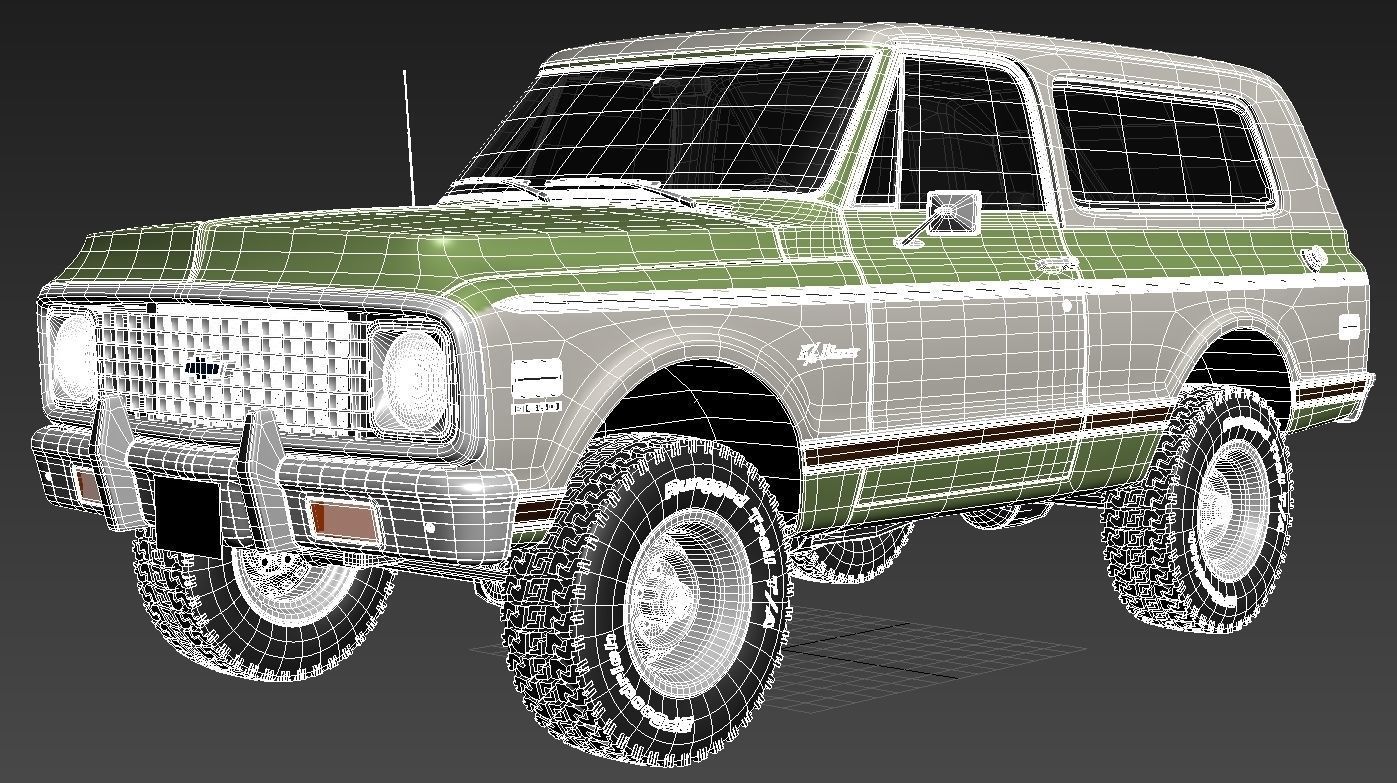 Chevrolet K5 Cheyenne Ranger 1972 3D model_12