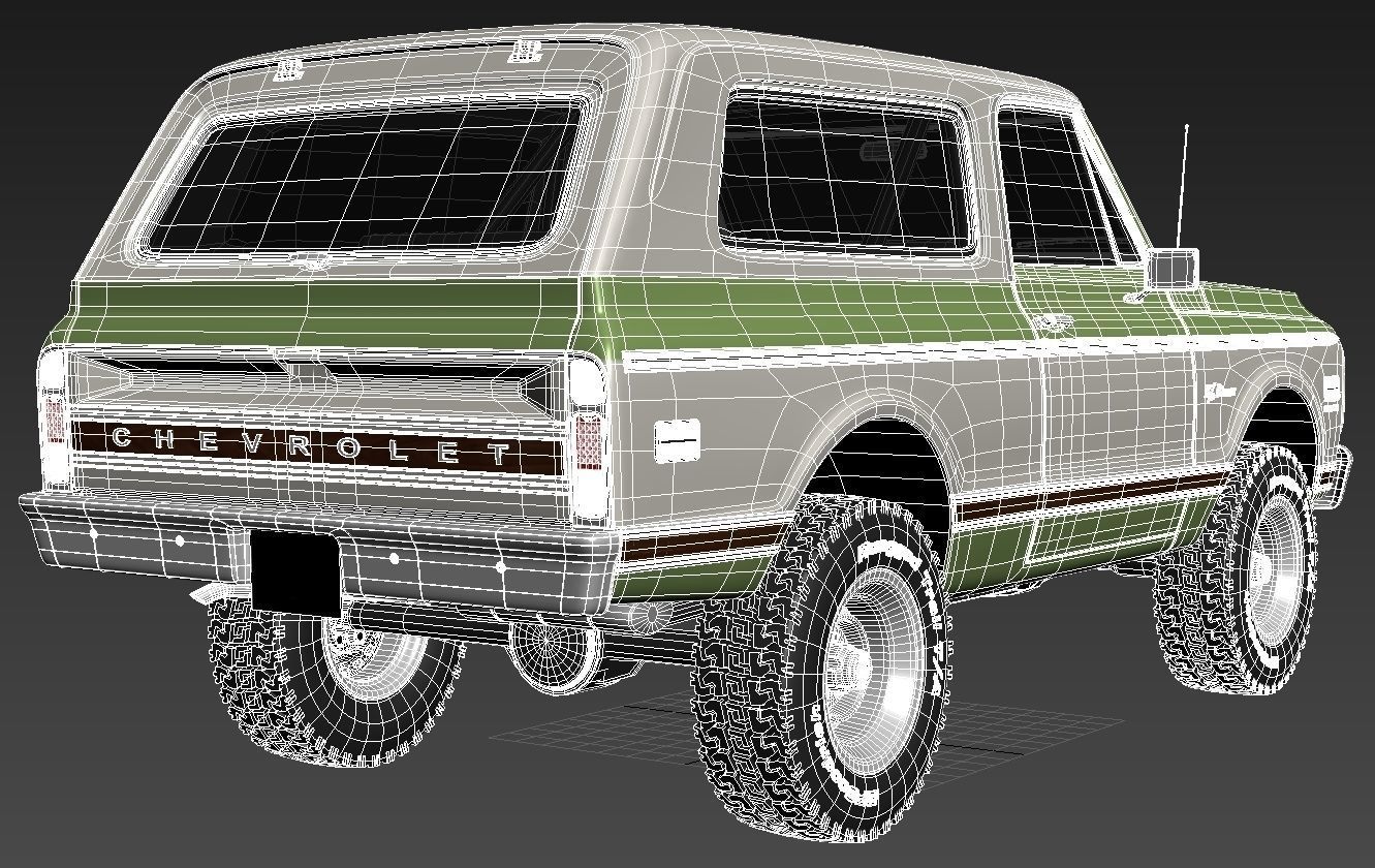 Chevrolet K5 Cheyenne Ranger 1972 3D model_13