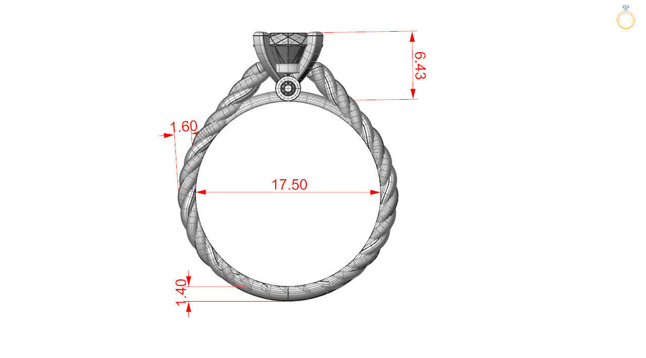solitiare engagement ring 3D print model_17