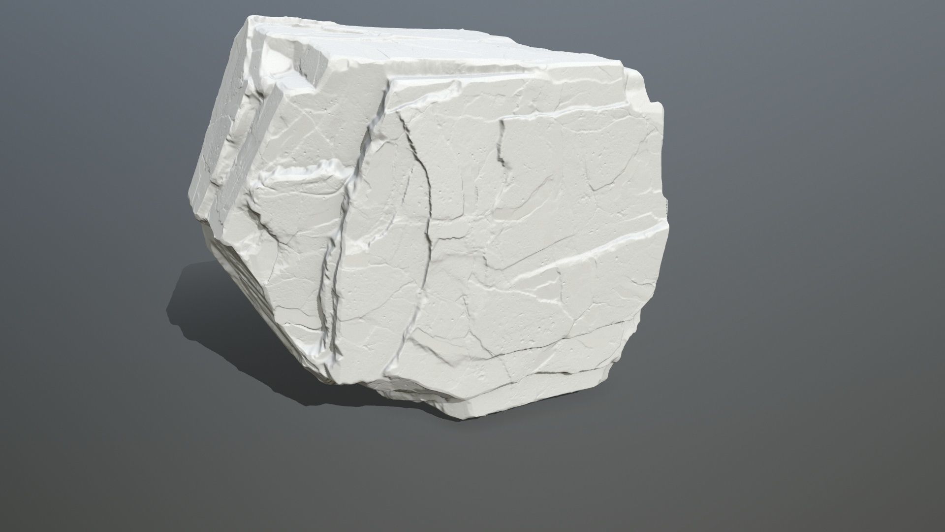 Rock Print piece of 3D print model_7