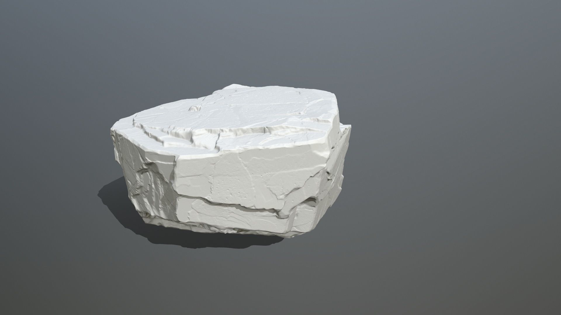 Rock Print piece of 3D print model_2