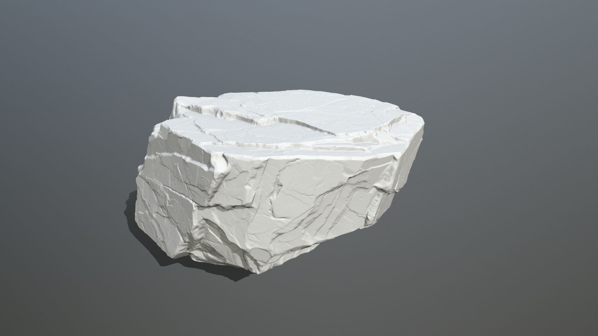 Rock Print piece of 3D print model_3
